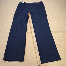 Red Kap Work Pants Womens Size 12 Little Frey On The Bottom Cuff