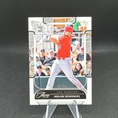 2024 Panini Three & Two Baseball #26 Nolan Schanuel RC /99 Los Angeles Angels