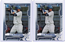 2021 Bowman Chrome Prospects #BCP-97 Kevin Alcantara 1st Bowman Chrome Lot (2)