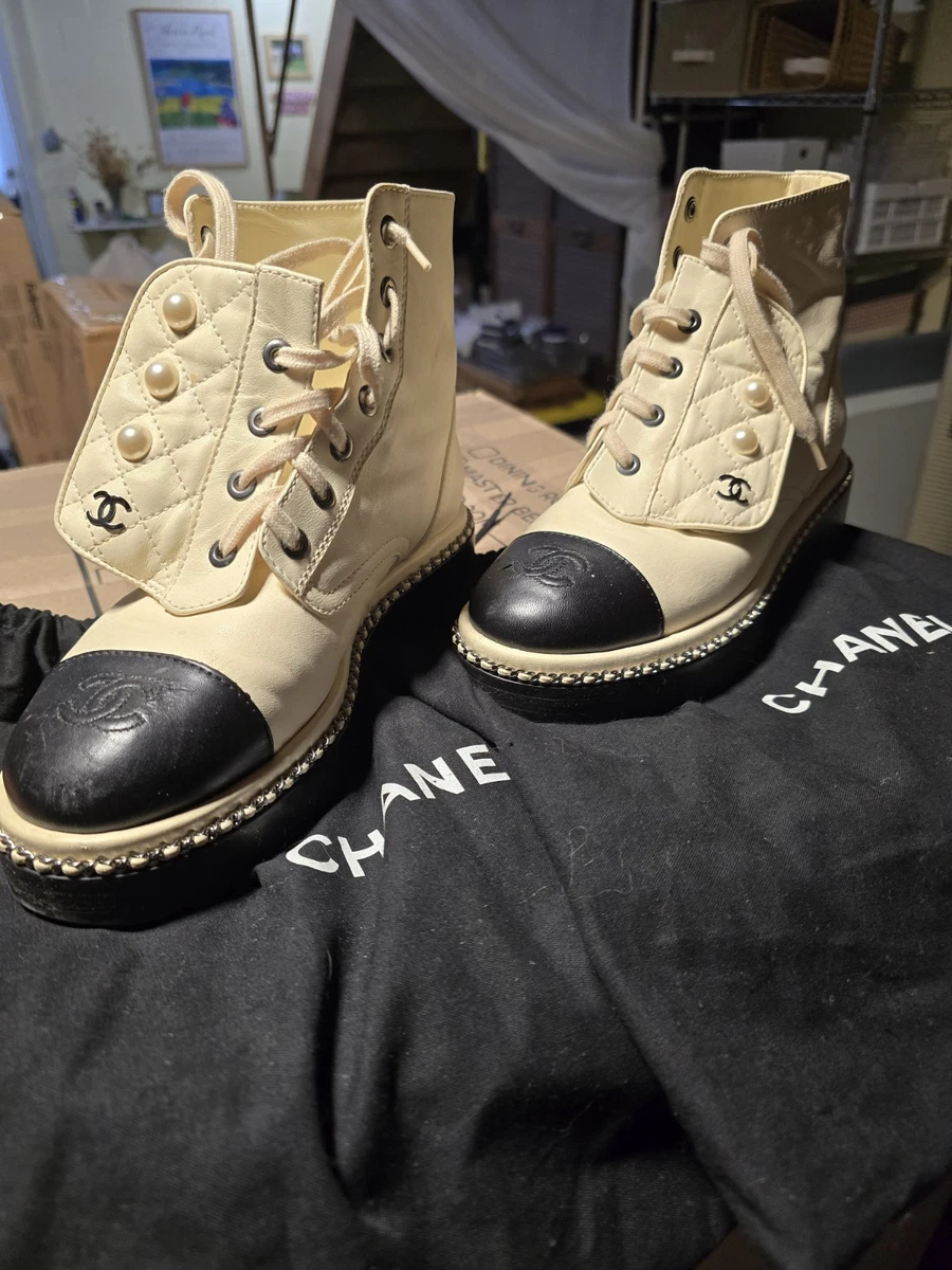 CHANEL White Boots for Women for sale | eBay