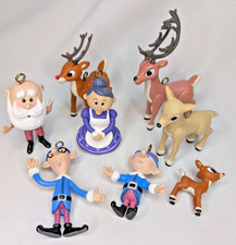 Rudolph the Red Nosed Reindeer Island of Misfit Toys Ornaments Ms. Claus Elves