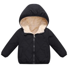 Srkrando Newborn Boy Fleece Jacket Baby Winter 6-9 9-12 Months Puffer Coat In...