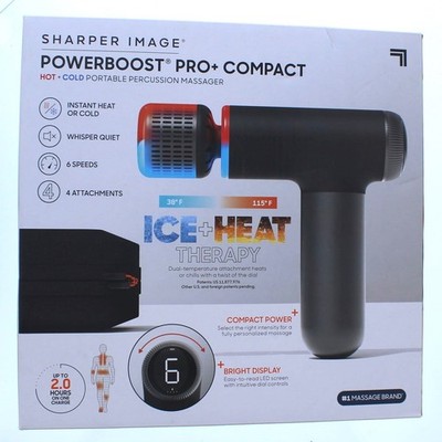 Sharper Image Powerboost Pro+ Compact Hot/Cold Percussion Massager