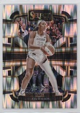 2024 Panini Select WNBA Concourse Silver Flash Prizm A'ja Wilson #86 13c5