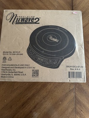 Precision NuWave2 Induction Cooktop 30151C New