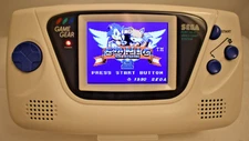 SEGA Game Gear Console - Recapped, IPS Screen, Glass lens, New shell