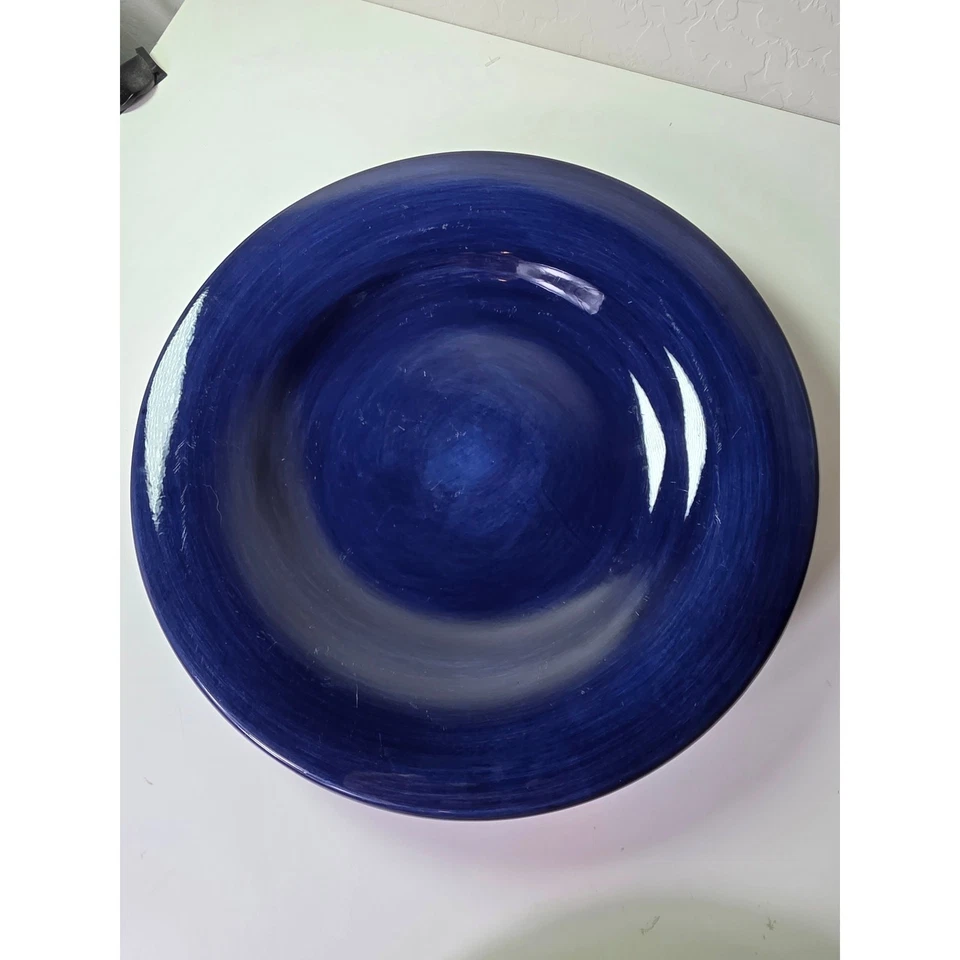 Set of 3 TABLETOPS UNLIMITED Espana Colorful Hand Painted 10.75" Dinner Plates - Image 4 of 4