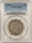1899-O BARBER HALF DOLLAR – PCGS VG-8