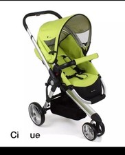 Image of Brand New Kidz Motion Bambini Cinque Pushchair Stroller Green Lightweight Buggy