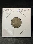 1891-O Seated Liberty Dime Circulated Type Coin Silver