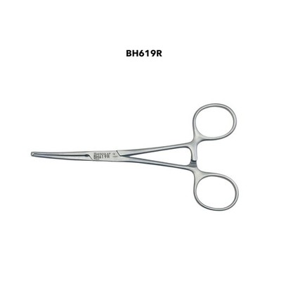 Aesculap BH619R Rochester-Ochsner Kocher Forcep Curved 5.5'' 1x2 Teeth Instrument