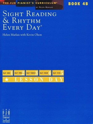 Sight Reading & Rhythm Every Day, Book 4B - paperback Marlais|Helen|Olson|Ke...
