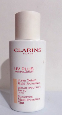 Clarins UV Plus SPF 50 Sunscreen Multi Protection Tint~LIGHT~ 1.7 Oz*NOT SEALED*