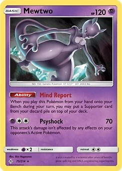Mewtwo 075/214 Deck Exclusives