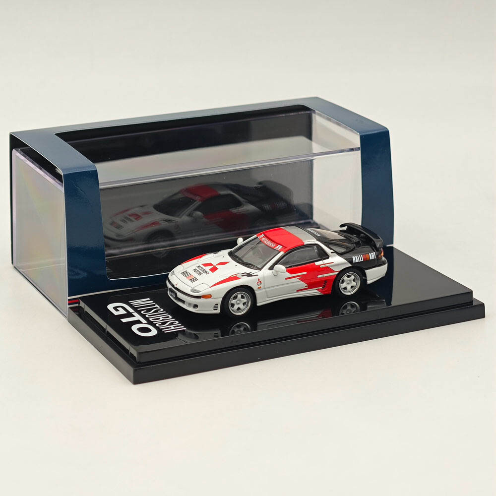 Hobby Japan 1/64 Mitsubishi GTO TWIN TURBO RALLIART White Diecast