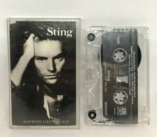 Sting ...Nothing Like The Sun Cassette, 1987 A M t819 TESTED