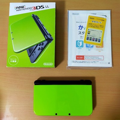 NEW Nintendo 3DS LL XL Lime Green Black Console Japan | eBay