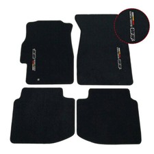 Fit For 96-00 Honda Civic Black Nylon Floor Mats Carpets W Mugen