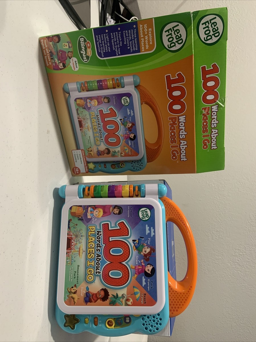 Leap Frog 100 Words About Places I Go Educational Vocabulary Color