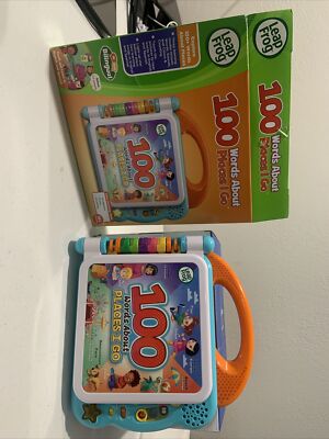 Leap Frog 100 Words About Places I Go Educational Vocabulary Color Counting