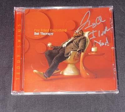 Hand Signed Teddy Swims Cd  I ve Tried Everything But Therapy With Proof And Coa