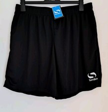 Image of Sondico Core Football Shorts 2XL Adult Black NEW BNWT