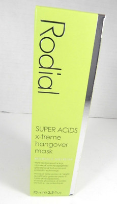 Rodial Super Acid X-treme hangover mask 75ml/2.5oz New in the Box
