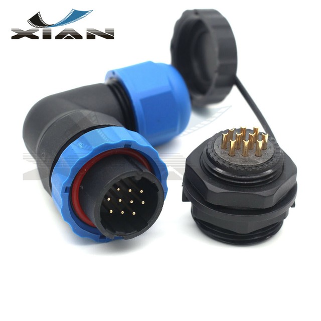 SD20 10pin waterproof IP67 connector plug socket,Automotive power
