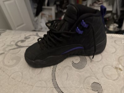 Nike Air Jordan 12 Retro Black And Purple ￼