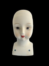 Vintage Bisque Porcelain Girl Doll Head For Doll Making 6