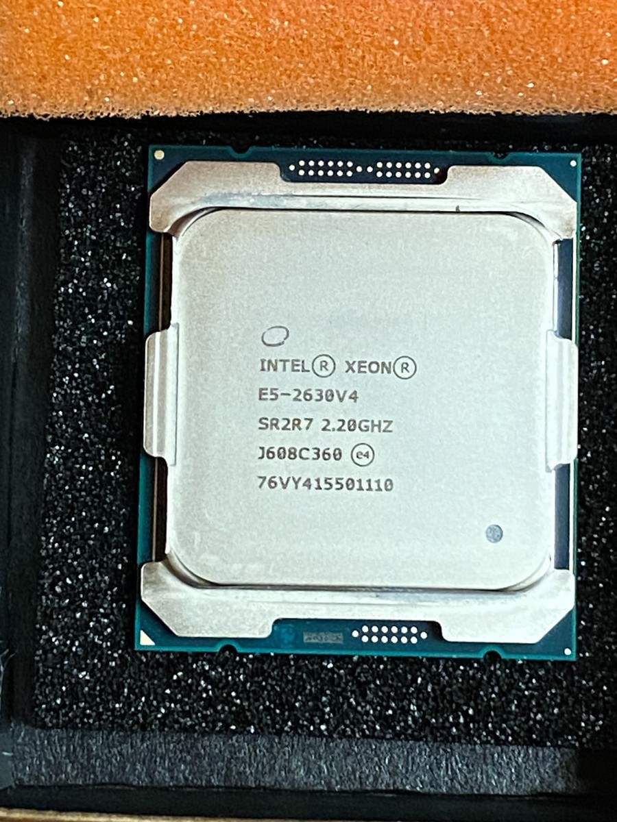 20コア40スレッドサーバー XEON E5-2630v4 x2 INTEL XEON Processor E5-2630V4 10 CORE, 25M Cache, 2.20GHz