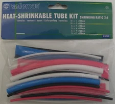 Velleman K/STMC Multicolor 40 Pieces Heat Shrinkable Tube Kit