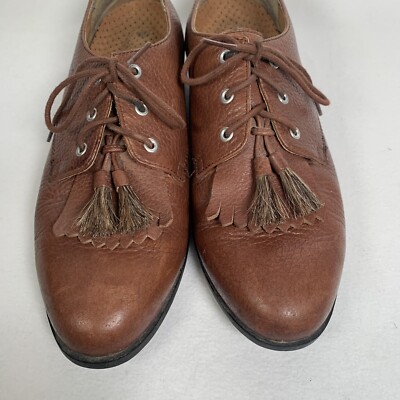 Ariat Leather Oxford Western Shoes Women display picture 3