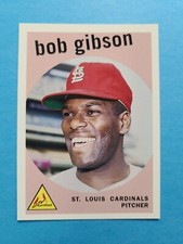 BOB GIBSON 2006 TOPPS ROOKIE OF THE WEEK BASEBALL CARD # 19 F2737. rookie card picture