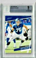 2020 Panini Prestige Nate Solder BGS 9