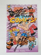 Aw Yeah Comics Signed Comic Wrestling Christopher Daniels & Kazarian Wrestle