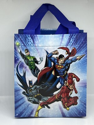 10 ct. Pack - Justice League Tote Candy Bags / Paq. 10 Bolsas Liga de Justicia