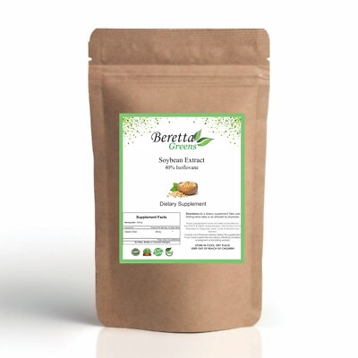 Soybean Extract 40% isoflavones Cardiovascular Health Support Fast Shipping