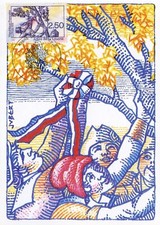 MAXIMAPHILIE / CARTE MAXIMUM PREMIER JOUR / ARBRE DE LA LIBERTE 1990 PARIS