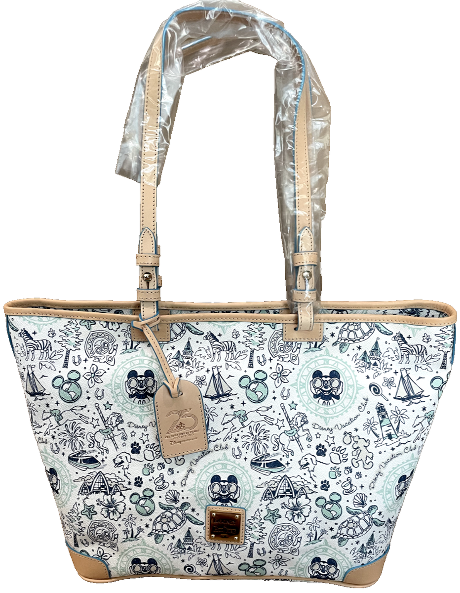 New Disney Dooney & Bourke 25th Disney Vacation Club DVC Shopper