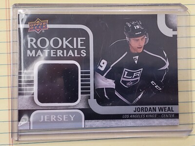 2015-16 Upper Deck Series Two Hockey Jordan Weal Rookie Materials Kings