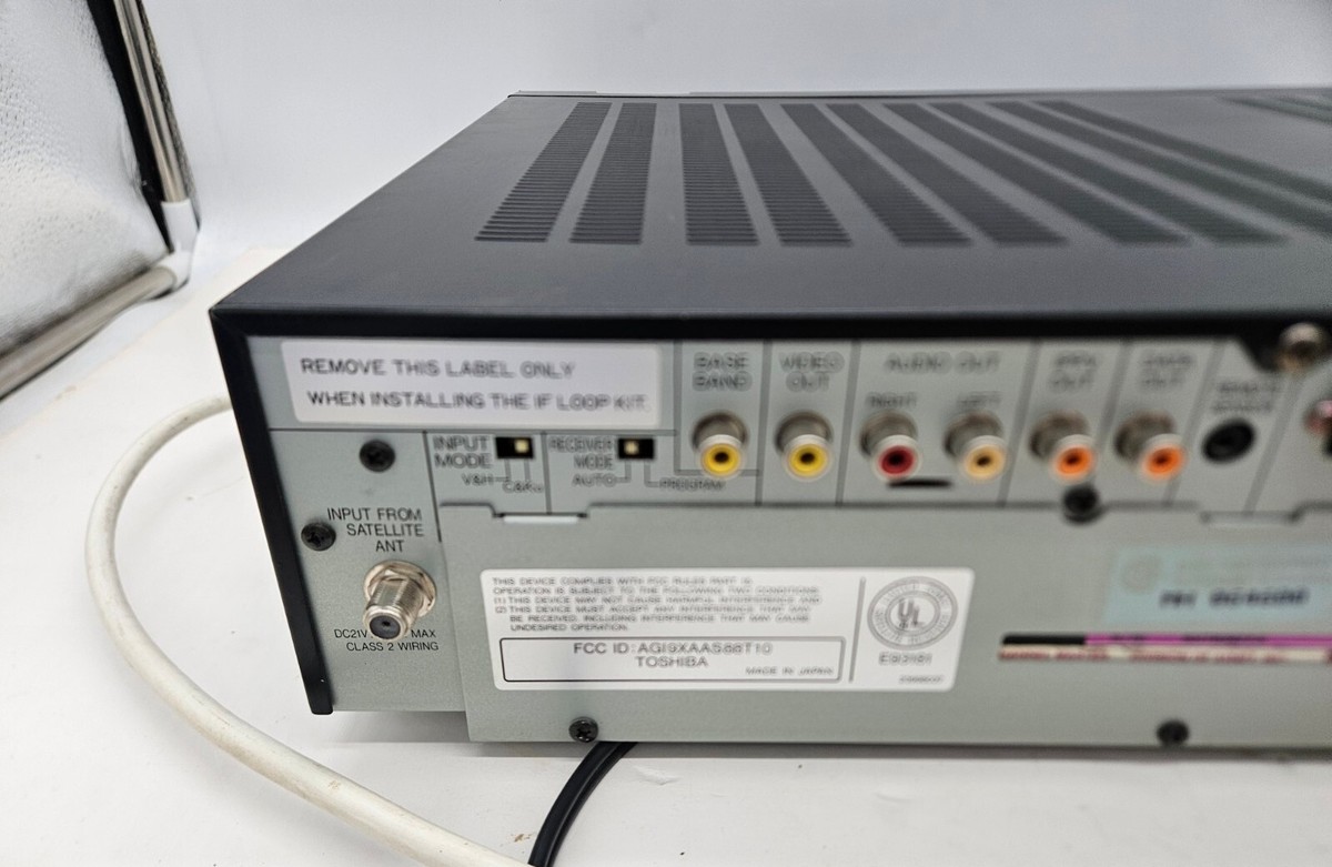 Toshiba TRX-80 Satellite Receiver Videocipher II Plus Descrambler