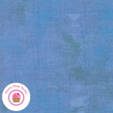 Moda GRUNGE 30150 348 Heritage Blue Green BASIC GREY Quilt Fabric