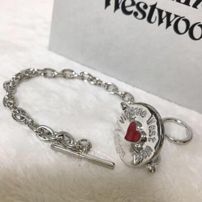 Vivienne Westwood LOVE series Heart Bracelet Silver IN BOX | eBay