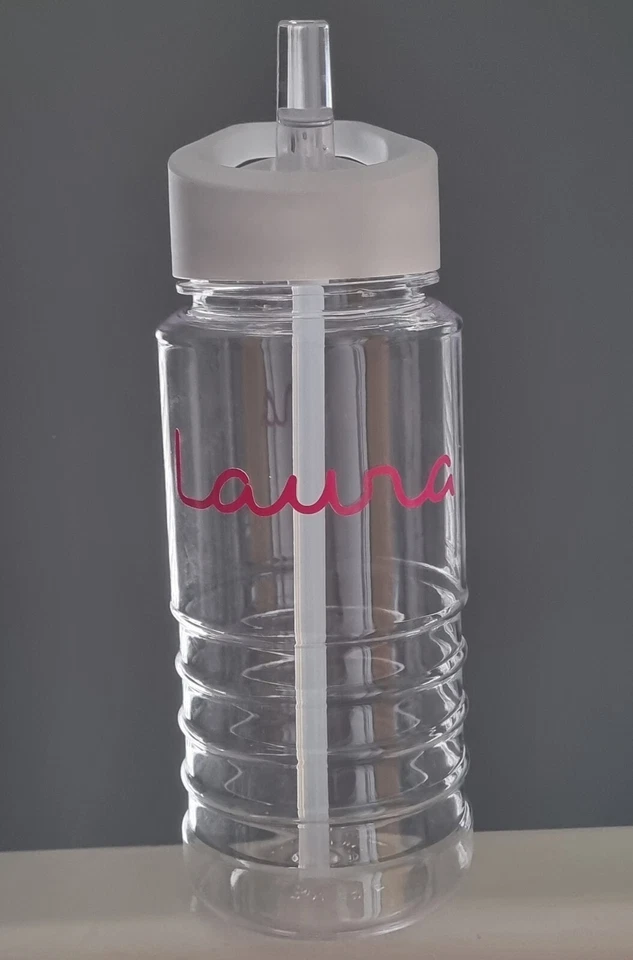 Personalised Water Bottle Inspired Fitness Love Custom Gift Any Name Metal also! - Image 3 of 4