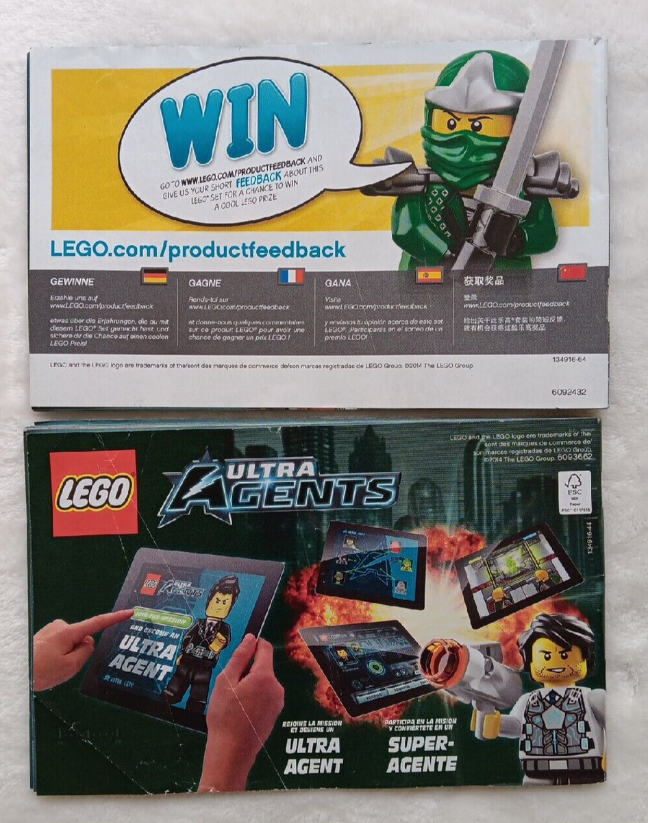 LEGO ULTRA AGENTS Toxikita's Toxic Meltdown 70163 Instructions