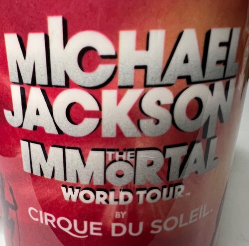 Tazza MICHAEL JACKSON The Immortal World Tour Cirque du Soleil RARA mai usata - Foto 6 di 8