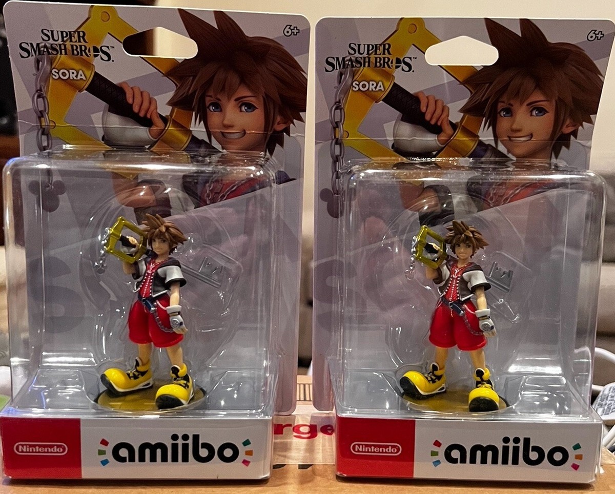 2X Nintendo Amiibo Sora Super Smash Bros. Series Game Figures - In