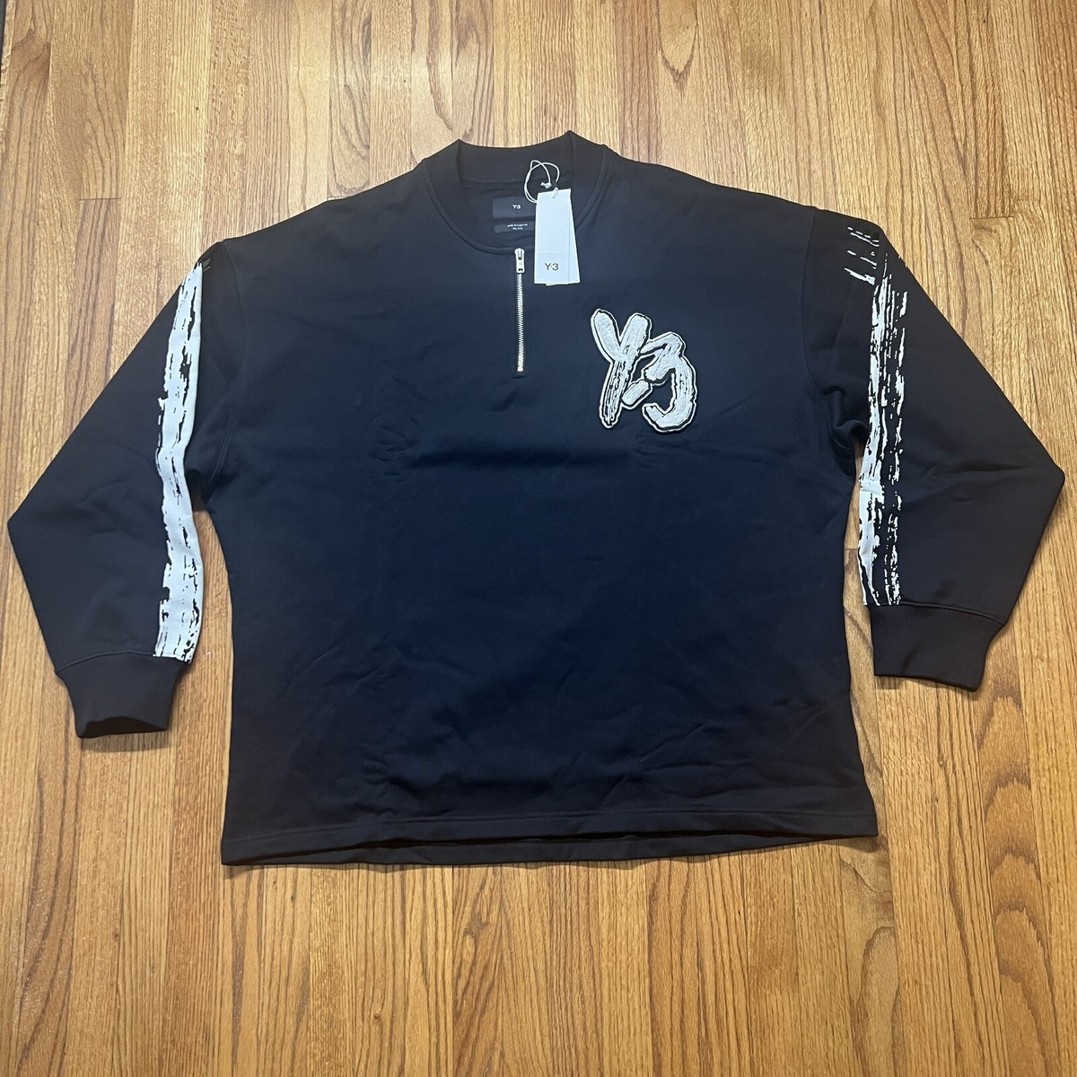 Adidas Y-3 Yohji Yamamoto Graphic Logo French Terry Crew