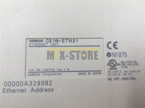 1 pieza nuevo en caja Omron PLC CS1W-ETN21 CS1WETN21 - Imagen 9 de 9